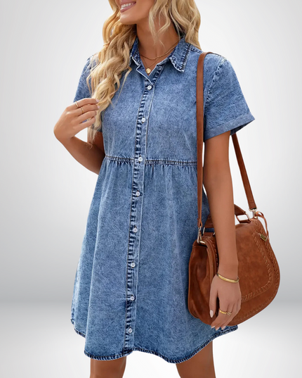 Odilie - Alltags Jeanskleid