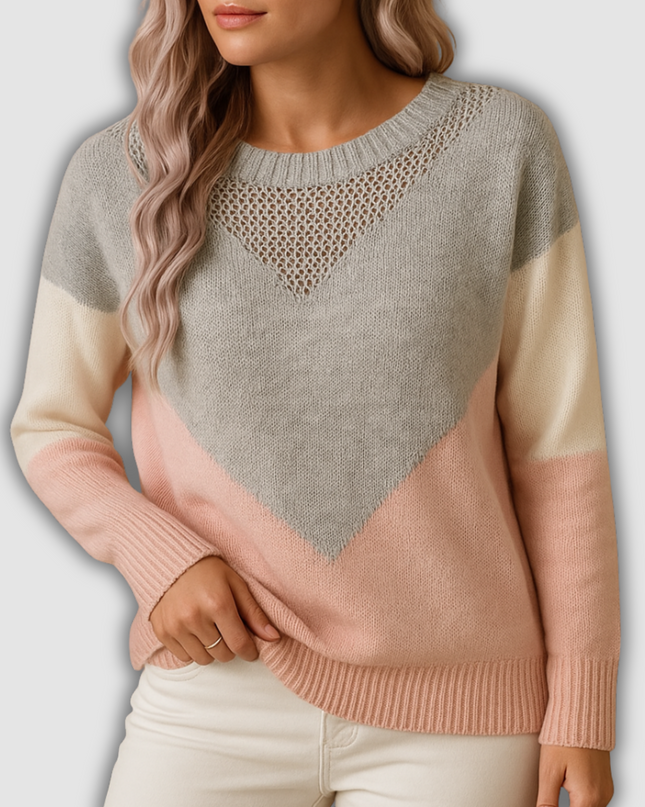 Alora - Gestrickter Damenpullover mit entspannter Passform