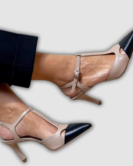 Leonora - Zweifarbige Spitzenschuhe für eleganten Stil