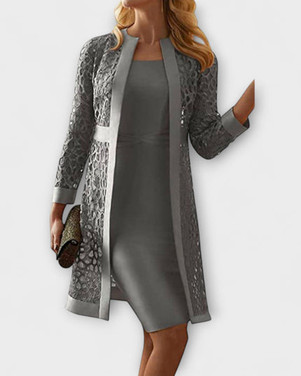 Luzia - Elegantes Zweiteiliges Spitzenkleid