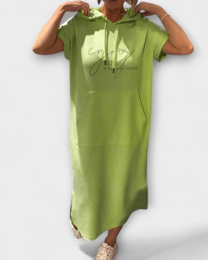 Jule - Entspanntes Kapuzenkleid