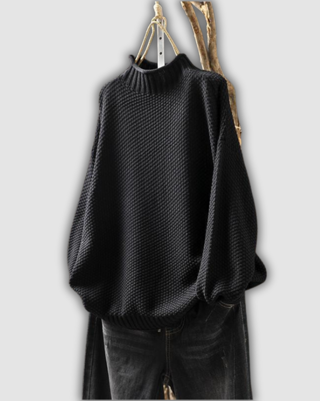 Bärbel - Waffelstrick Pullover