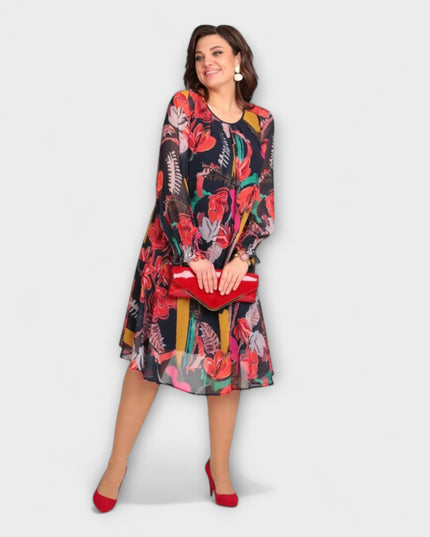 Hermine - Elegantes Plus-Size-Kleid für ultimativen Komfort