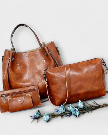 Ilse - 4-teiliges Vintage-Taschen-Set