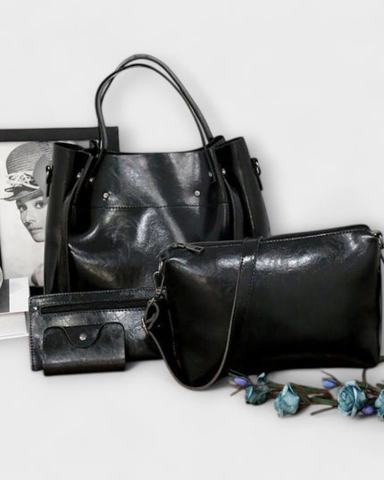 Ilse - 4-teiliges Vintage-Taschen-Set