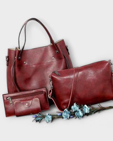 Ilse - 4-teiliges Vintage-Taschen-Set