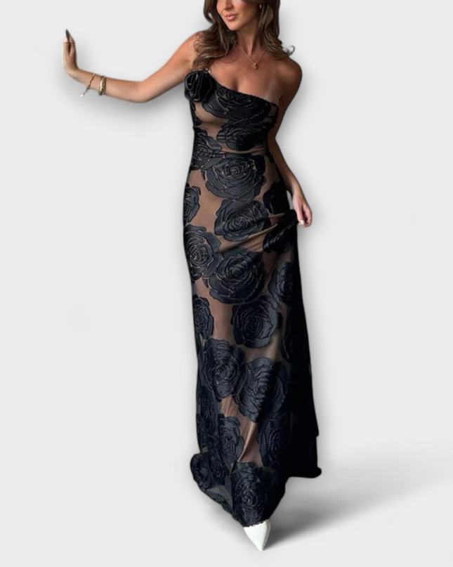 Benedikta - Florales Maxikleid