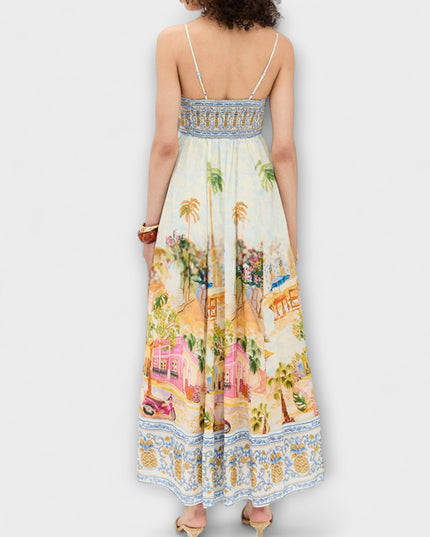 Julia - Aracati Multicolor Maxikleid
