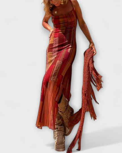 Nele - Einzigartiges Midi-Kleid mit Cowl-Neck