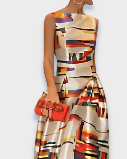 Isabell - Langes Kleid aus Premium-Stoff