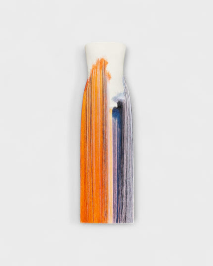 Cornelia - Schickes Colorblock-Kleid mit trendigen Quasten