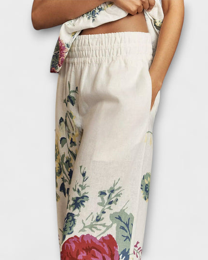 Loyce – Zweiteiliges Set mit Blumenmuster für den Sommer