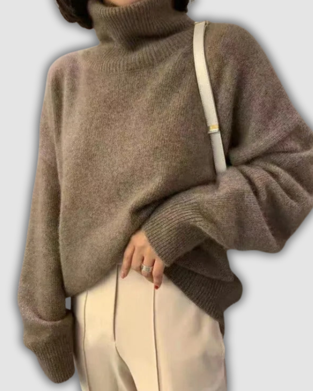 Engeltraud - Pullover mit hohem Kragen