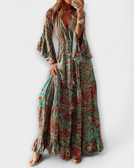 Beatrix - Bedrucktes Kleid für Damen