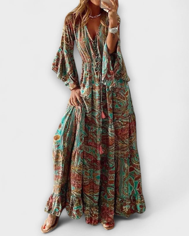 Beatrix - Bedrucktes Kleid für Damen