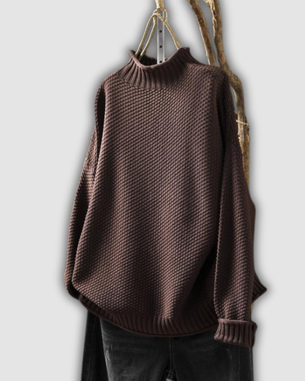 Bärbel - Waffelstrick Pullover