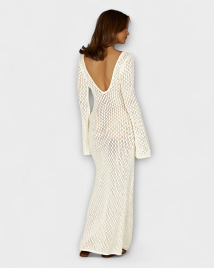 Silke - Weißes Luna Strandkleid