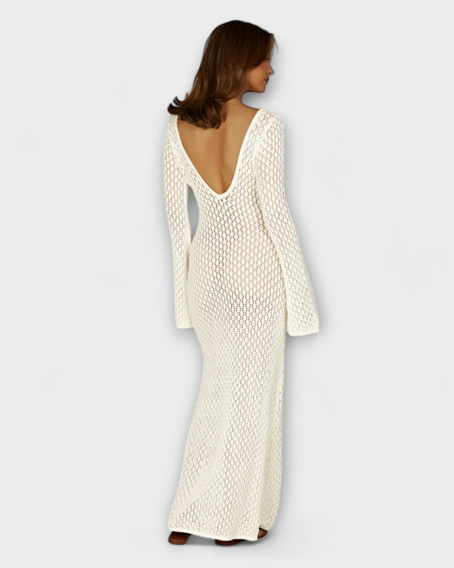 Silke - Weißes Luna Strandkleid