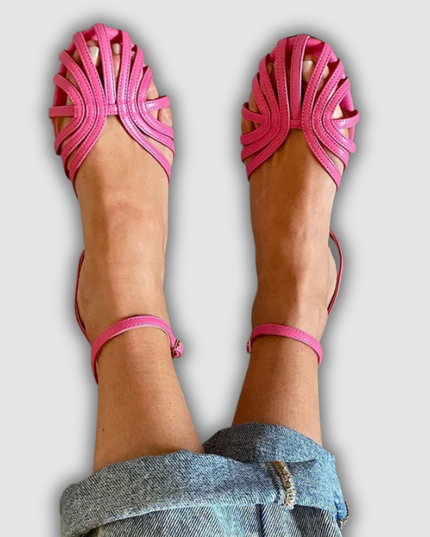 Dorothea - Flecht-Ballerinas mit elegantem Stil