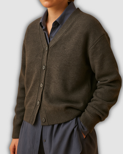 Harlow - Kaschmir-Wickelcardigan für Damen