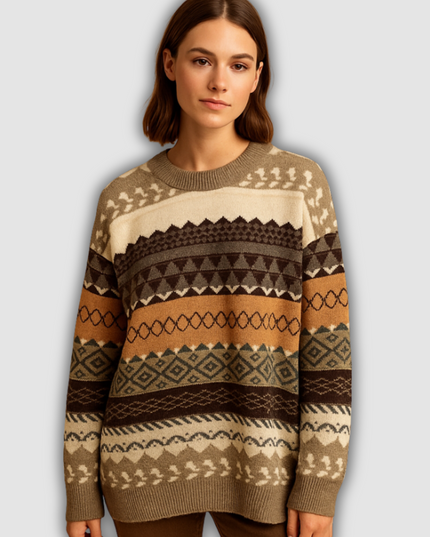 Amelie - Oversize-Strickpullover für Damen