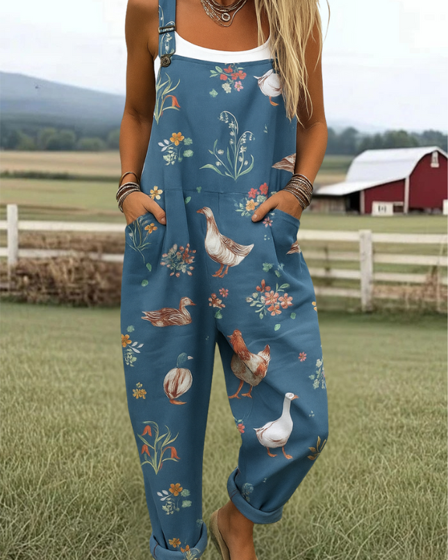 Christina - Künstlerischer Overall-Jumpsuit