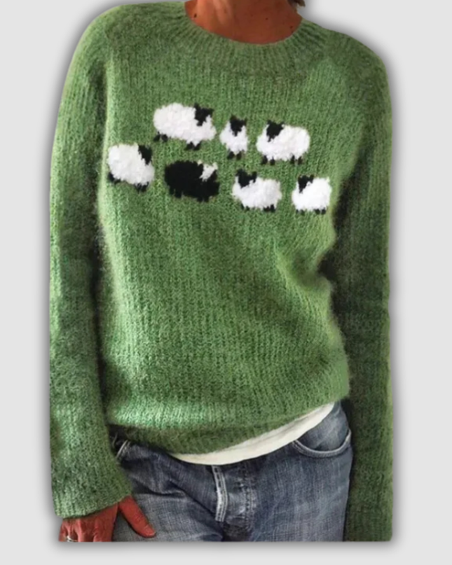 Amaris - Gemütlicher Retro Pullover