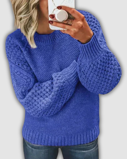 Herta - Kuscheliger Strickpullover