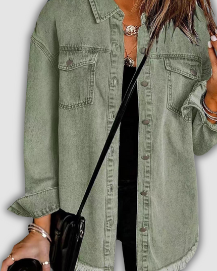 Olivia - Zeitlose Jeansjacke im klassischen Stil