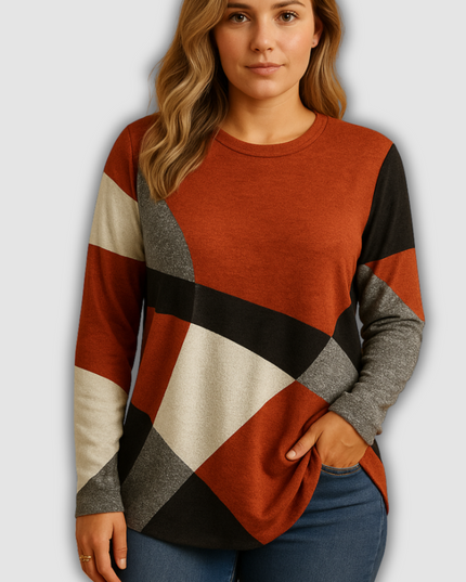 Sylvie - Zeitloser gestrickter Damenpullover
