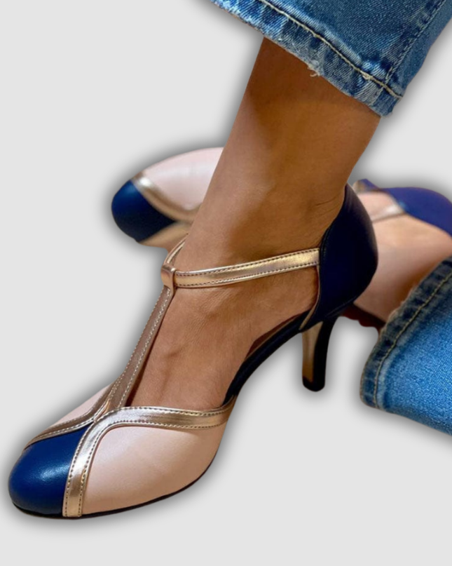 Mechthildis - T-Riemen Pumps
