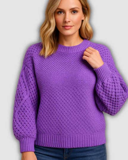 Paloma - Eleganter Damenpullover aus weichem Strickstoff mit zeitloser Passform