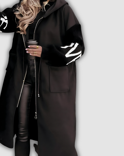 Grace - Windbreaker langer Mantel