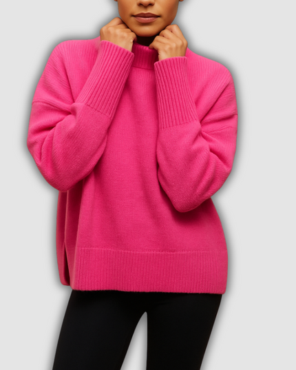 Adeline - Oversized Rollkragenpullover für Damen mit schmeichelhafter Passform
