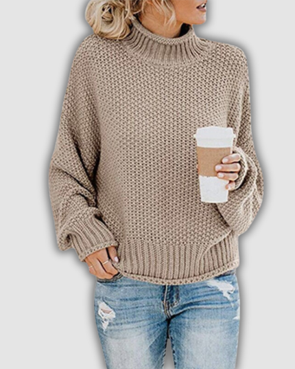 Marlis - Pullover mit Stehkragen