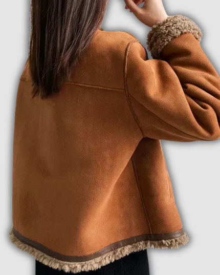 Caelith - Warme und raffinierte Lederjacke
