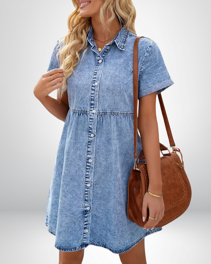 Odilie - Alltags Jeanskleid