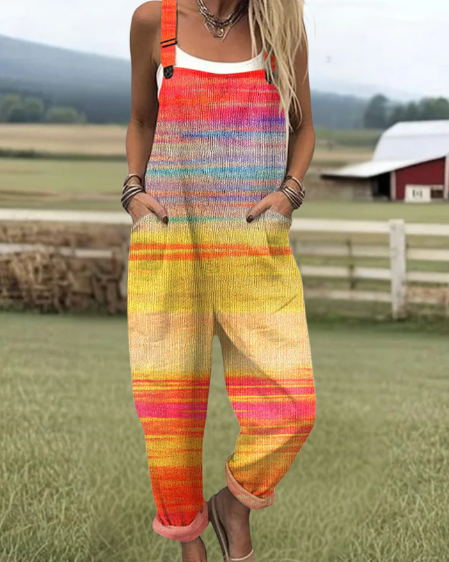 Ilse - Vintage Blumen Jumpsuit Damen