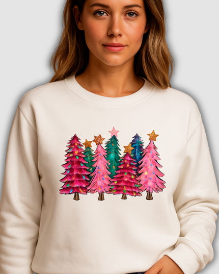Freesia - Weihnachtspullover mit festlichem Muster für Damen