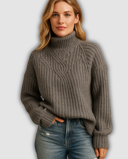 Arlette - Weich gestrickter Pullover mit langen Ärmeln für Damen