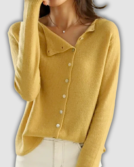 Meike - Elegante Wollstrickjacke