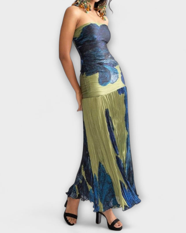 Ute - Strapless Midi Kleid