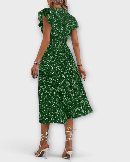 Irina-Marie - Schickes Polka-Dot-Midi-Kleid