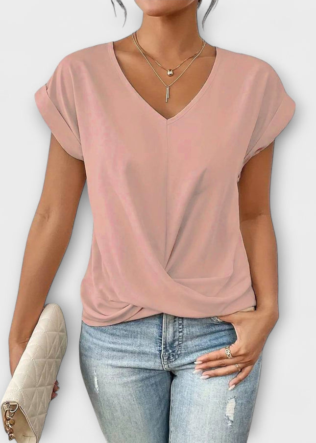 Jasmina - V-Ausschnitt Top