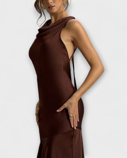 Therese - Elegantes Maxikleid aus Satin