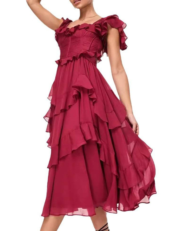 Karolin - Kleid mit Rüschendetails