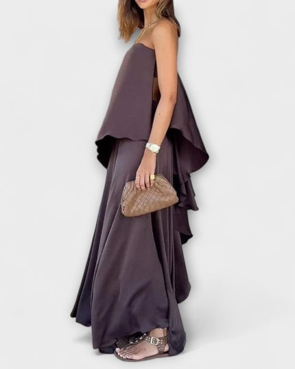 Ruby - Schickes ärmelloses Bandeau-Top und Rock