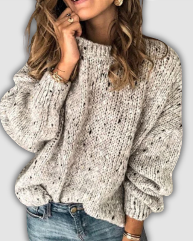 Adelind  - Gemütlicher Retro Strickpullover