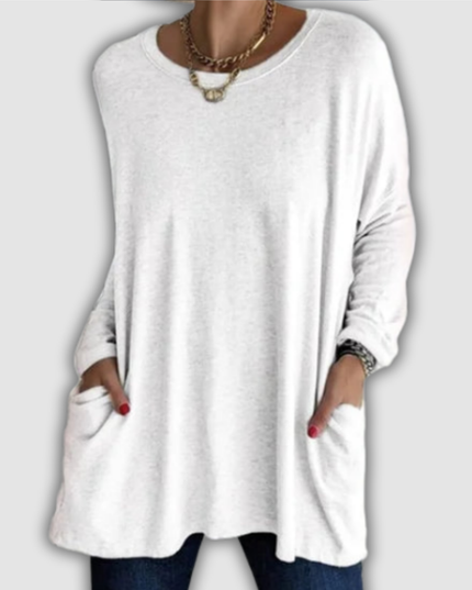 Zenobia - Locker sitzendes Langarmshirt