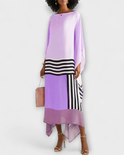 Anke - Locker geschnittener geometrischer Kaftan